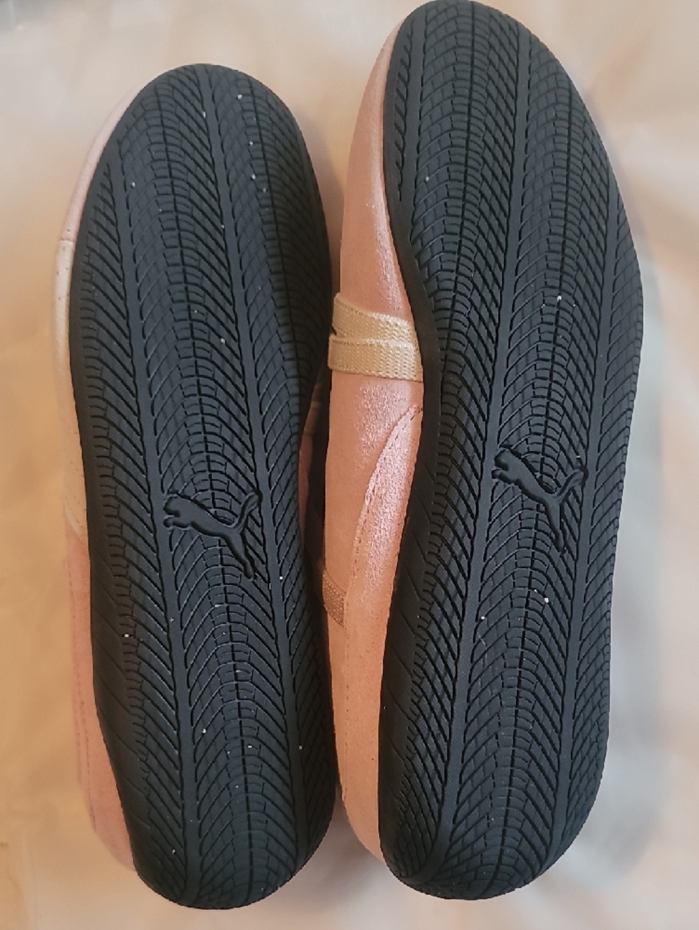 Puma Blush Pink Suede Ballet Sneakers - Picture 7 of 7